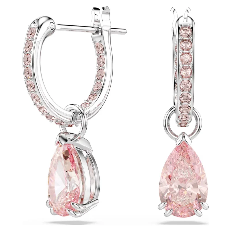 Swarovski Ohrhänger Damen Attract Drop Rosé/Pavé Rhodiniert 5723566