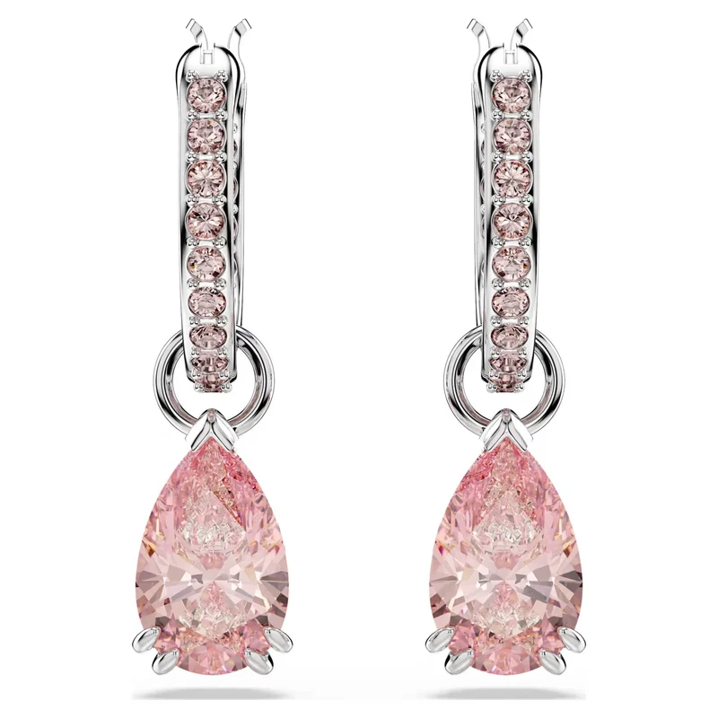 Swarovski Ohrhänger Damen Attract Drop Rosé/Pavé Rhodiniert 5723566