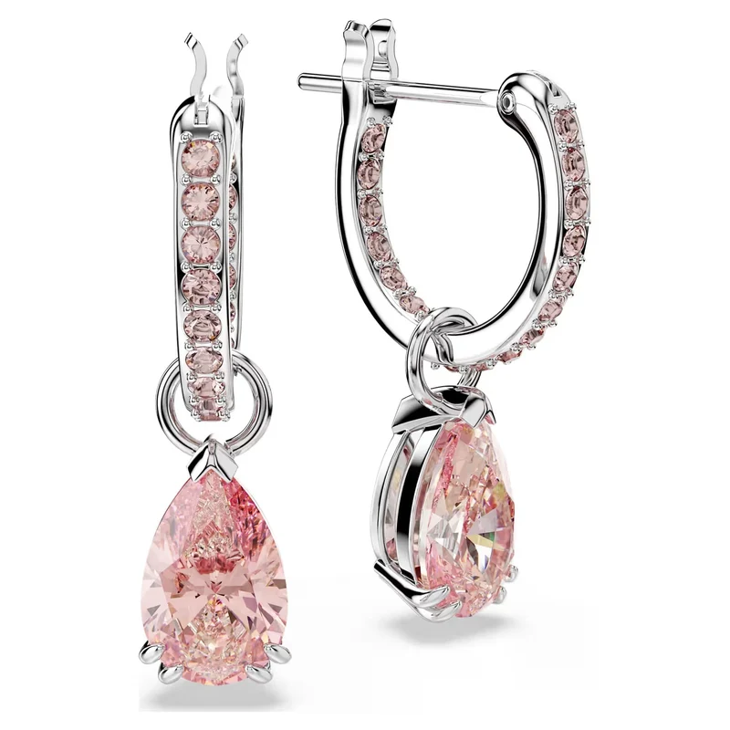 Swarovski Ohrhänger Damen Attract Drop Rosé/Pavé Rhodiniert 5723566