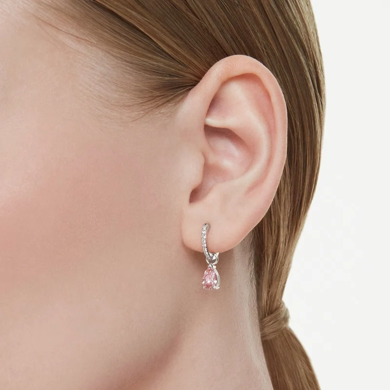 Swarovski Ohrhänger Damen Attract Drop Rosé/Pavé Rhodiniert 5723566