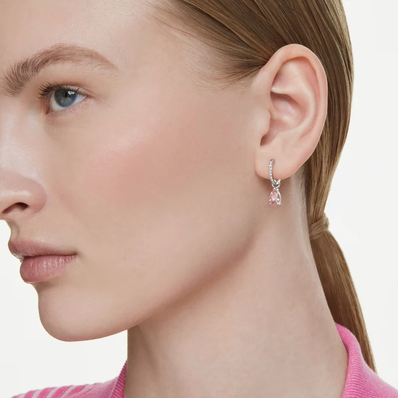 Swarovski Ohrhänger Damen Attract Drop Rosé/Pavé Rhodiniert 5723566