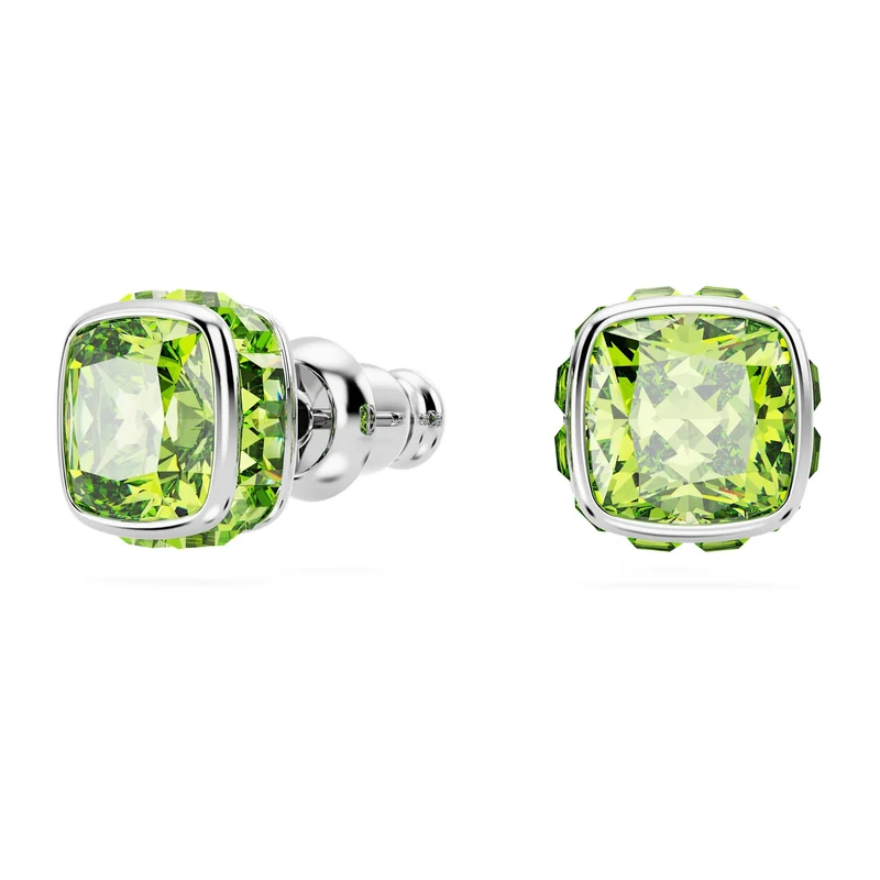 Swarovski Birthstone Ohrstecker August Grün-Kristall Rhodium 5661958
