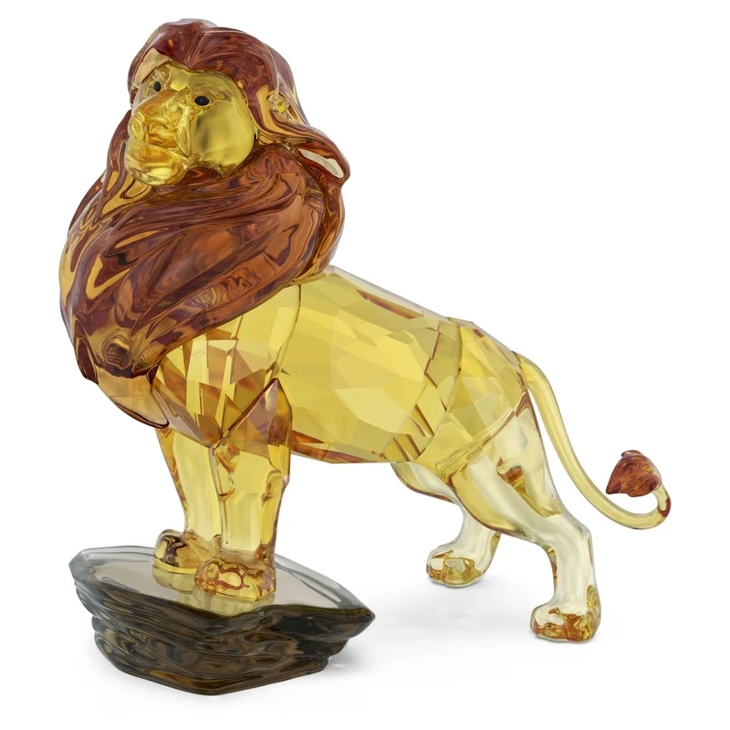 Swarovski Kristallfigur Mufasa „The Lion King“ Gelb, Braun 5680764