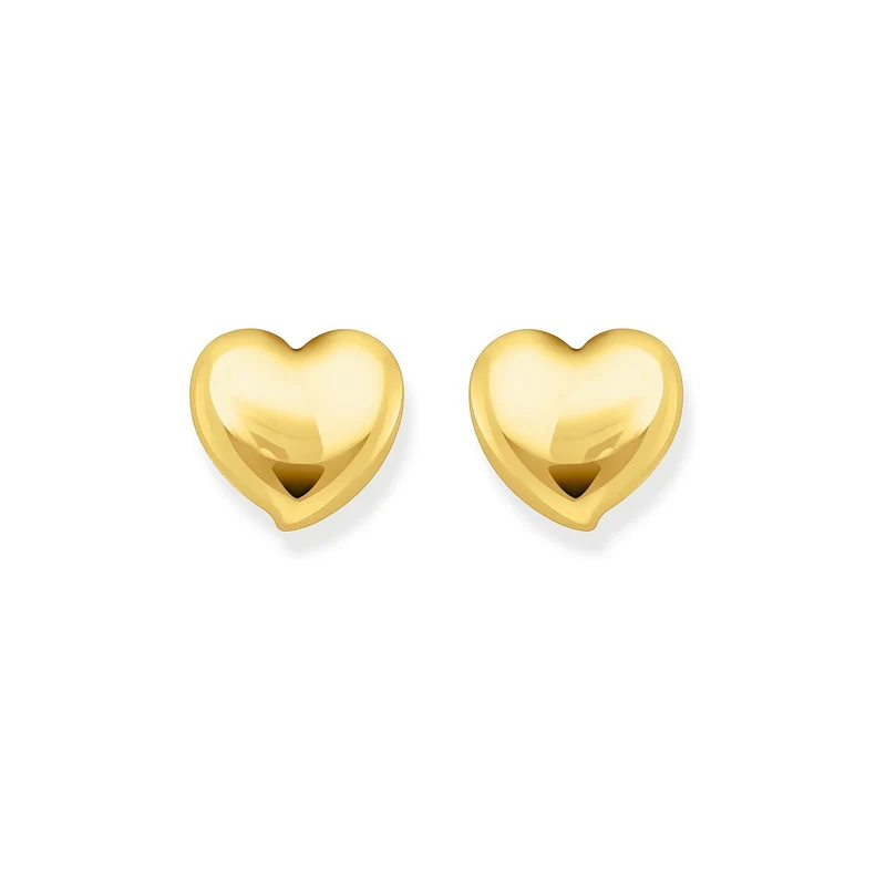 Thomas Sabo Ohrringe H2302‑413‑39 Damen Vergoldet Herzform