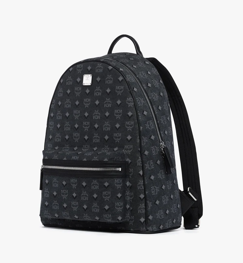 MCM Rucksack Unisex Stark Backpack Dark Grey MMKGSVE11ED001