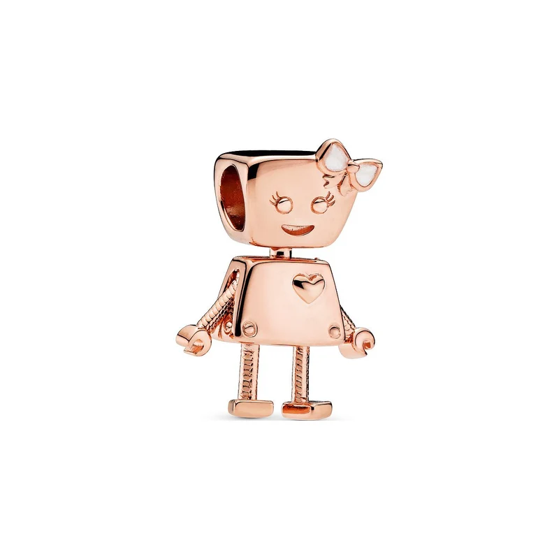 Pandora Charm Damen Bella Bot Roségold Rosa 787141EN160