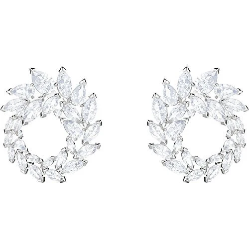Swarovski Ohrringe Damen Louison Silberfarben Weiß 5419245