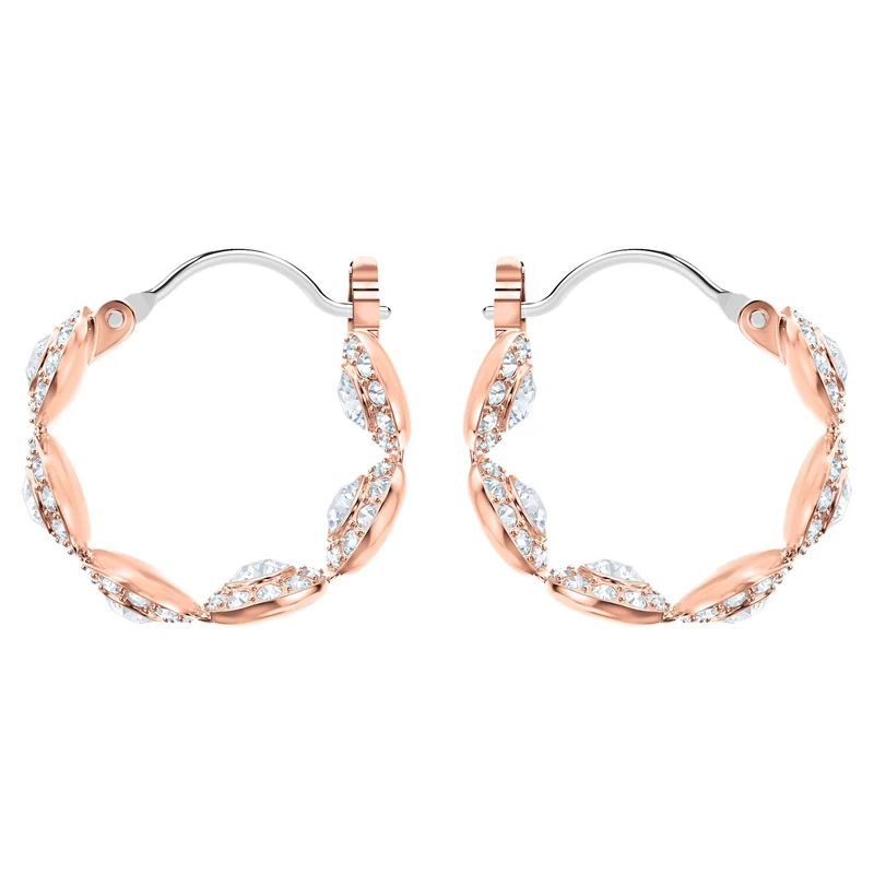 Swarovski Ohrringe Damen Lifelong Bow Roségold Weiß 5418271