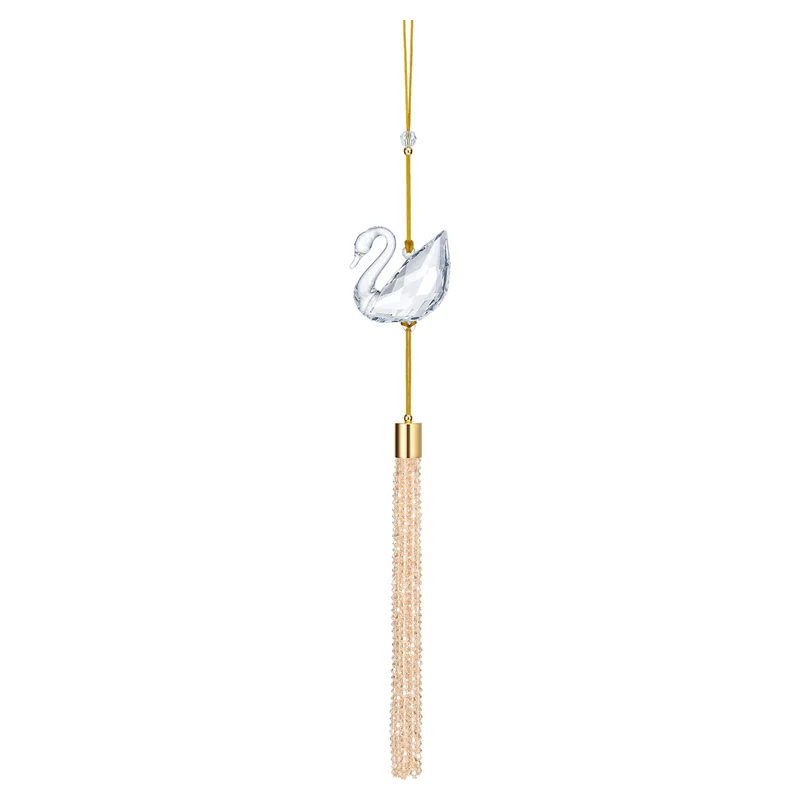 Swarovski Ornament Schwan Kristall Goldfarben 5443422