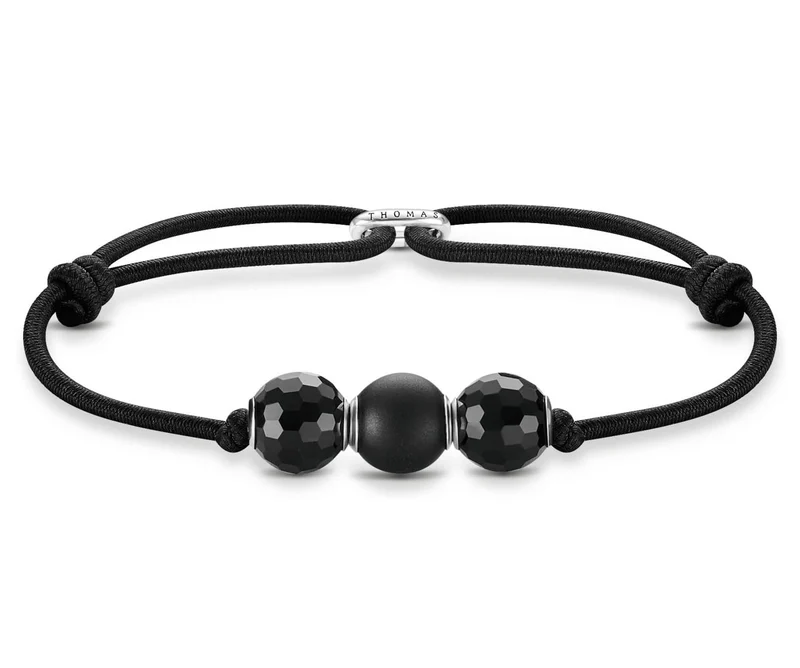 Thomas Sabo Armband Bead schwarz A2077-811-11-L22V