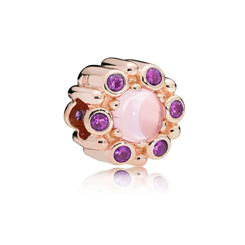 Pandora Charm Damen Heraldic Radiance Rosa Violett 787658NPM