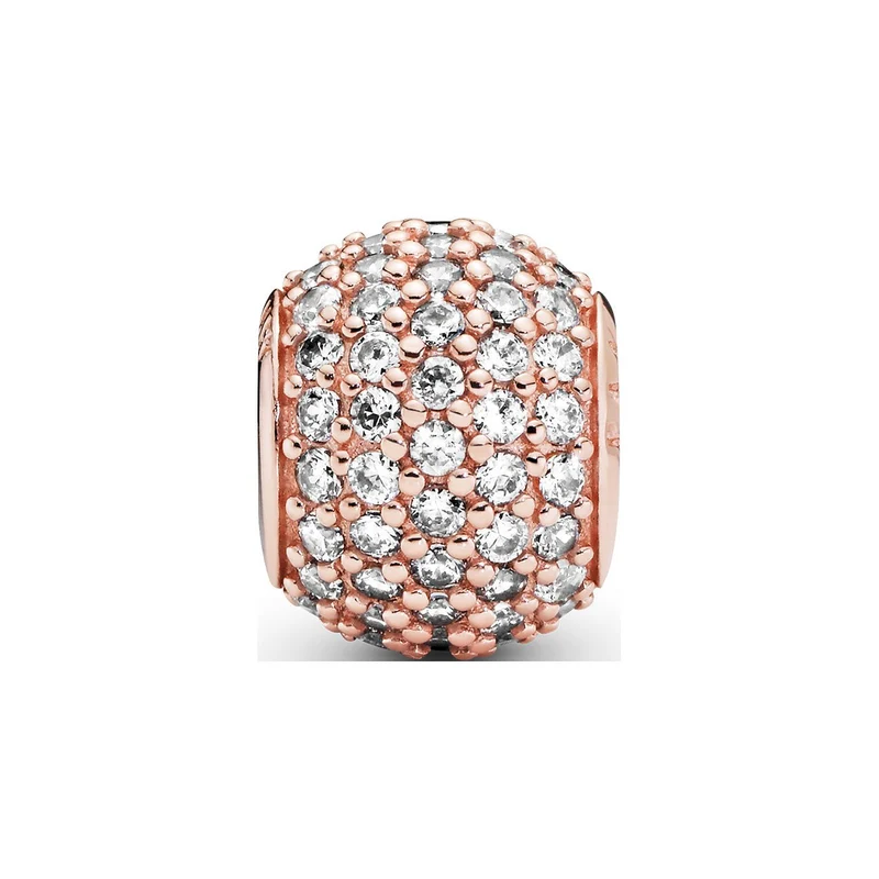 Pandora Charm Damen Timeless Klarer Pavé Roségold 781051CZ