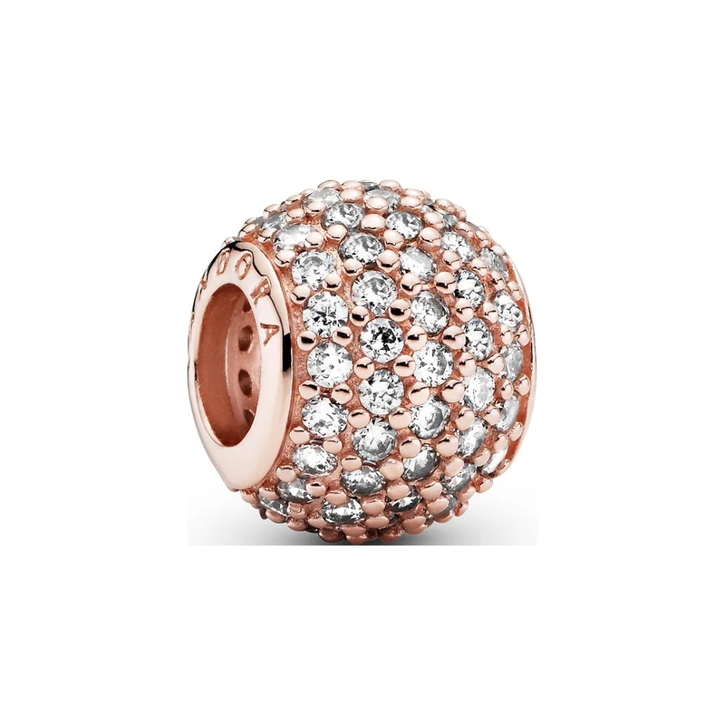 Pandora Charm Damen Timeless Klarer Pavé Roségold 781051CZ