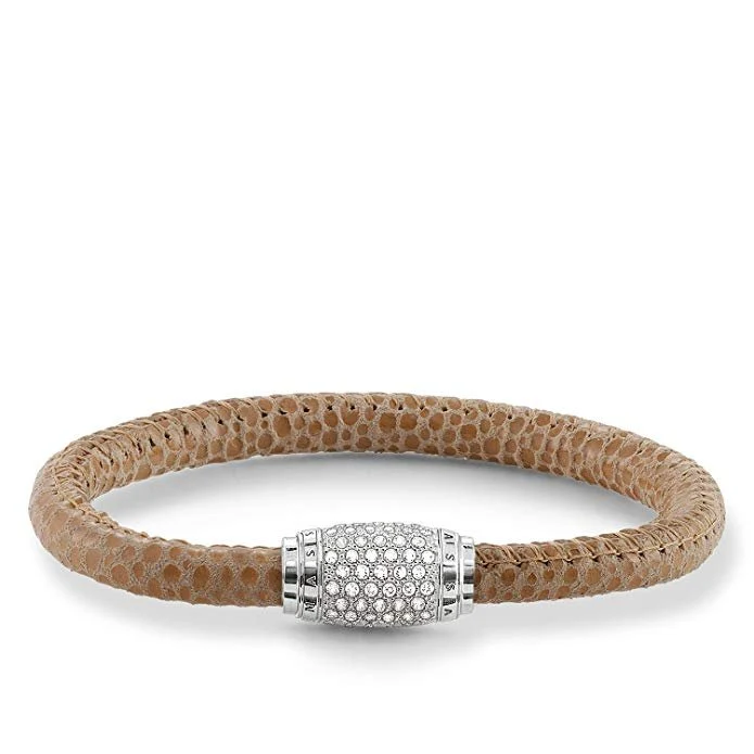 Thomas Sabo Damen Armband 925 Silber braun/silber UB0003-839-19-L17