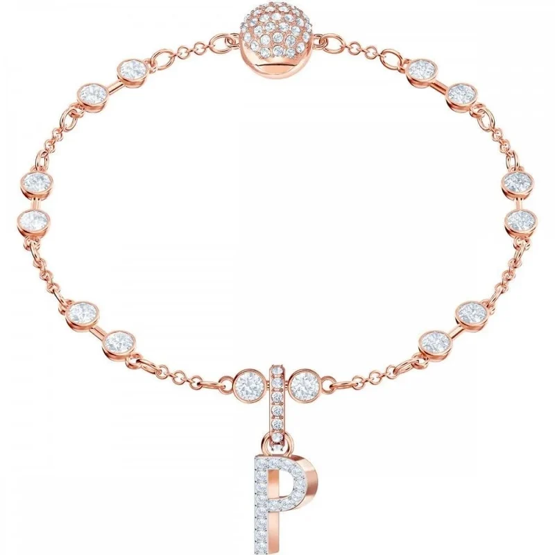 Swarovski Charm Damen Remix Alphabet „P“ Roségold 5437625
