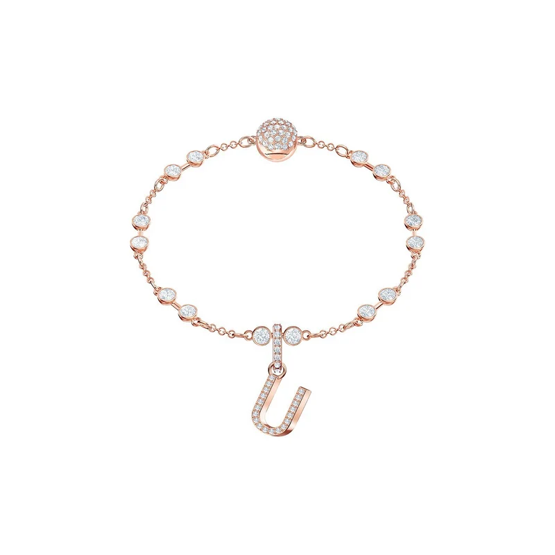 Swarovski Charm Damen Remix Collection Buchstabe U Roségold 5437608