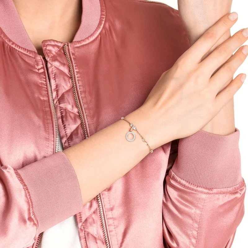 Swarovski Charm Damen Remix Collection Buchstabe O Roségold 5437607