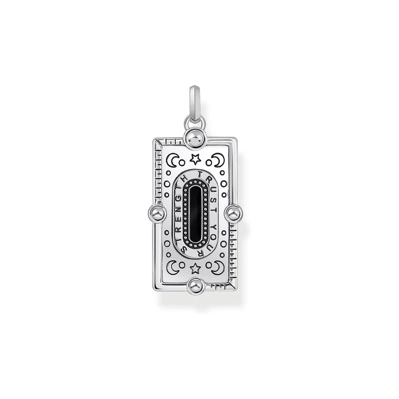 THOMAS SABO Anhänger Damen Schlange Silber Schwarz PE958‑473‑7