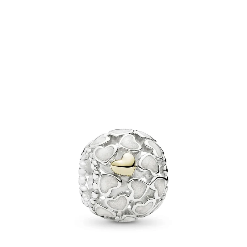 Pandora Charm Damen Schimmernde Liebe im Überfluss Bicolor 791283EN23