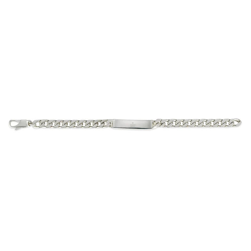 Gucci Armband Damen Signature Silber 925 GG Tag Kettenarmband 814851-J8400-8106