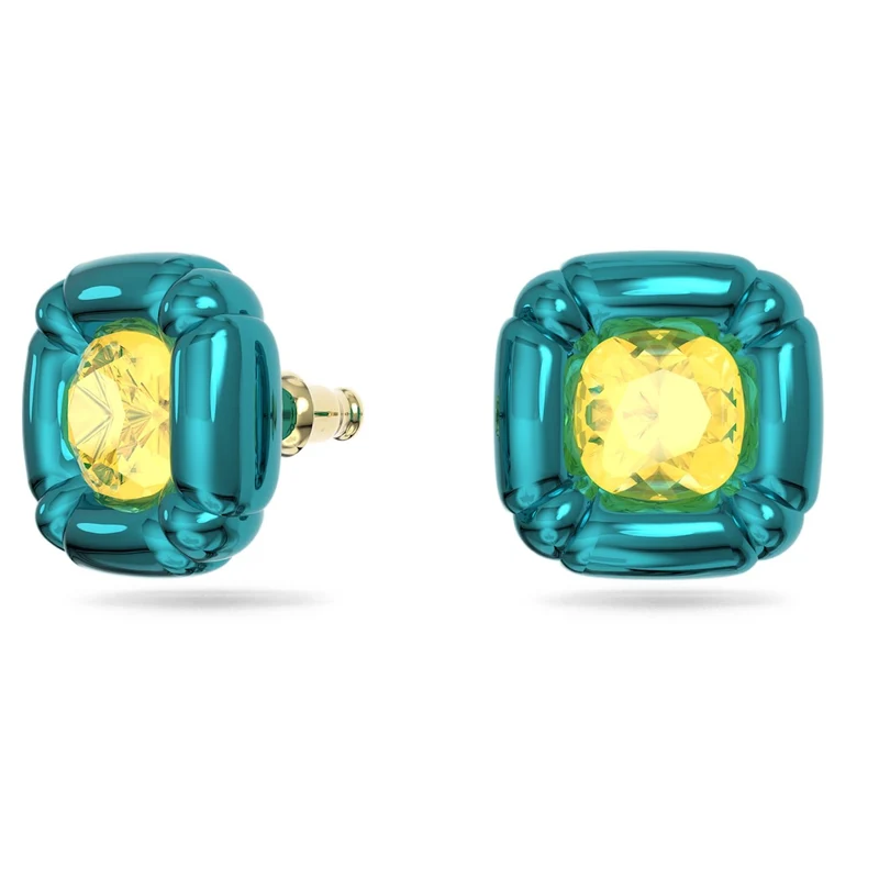 Swarovski Damen Ohrringe Dulcis Ohrstecker Kissenschliff, Blau 5601588