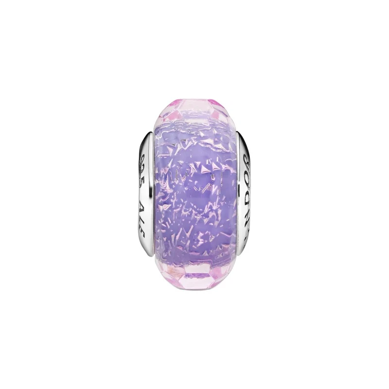 Pandora Charm Damen Moments Schillernde Facetten Silber Lila 791651