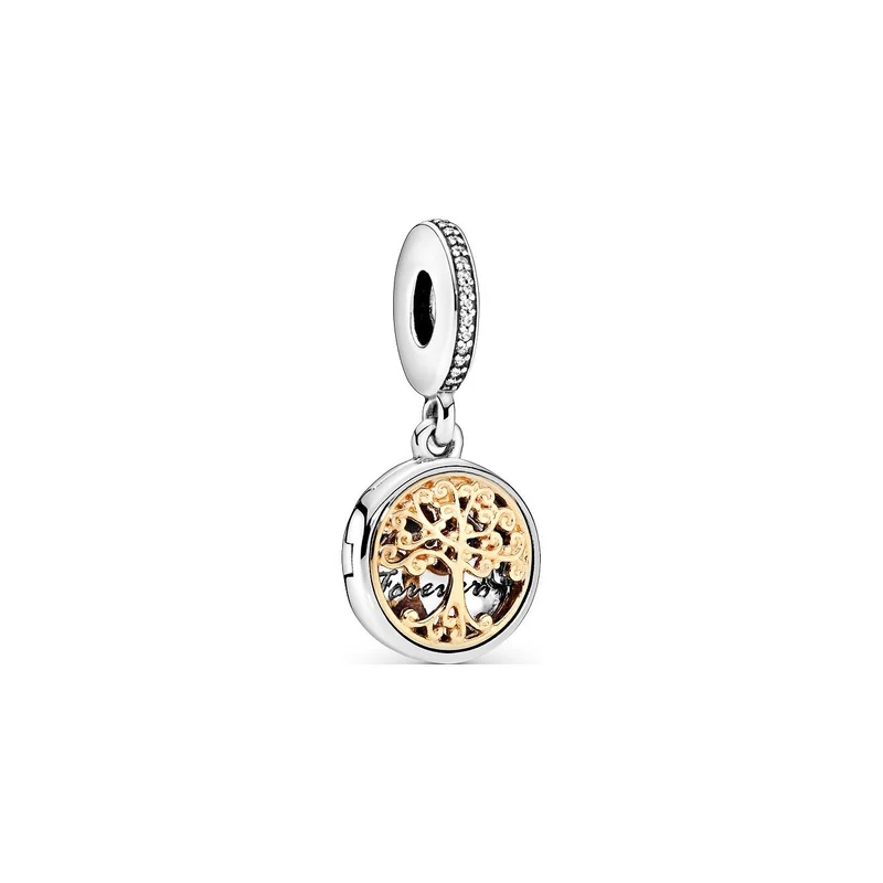 Pandora Charm Damen Family Roots Bicolor 791988CZ