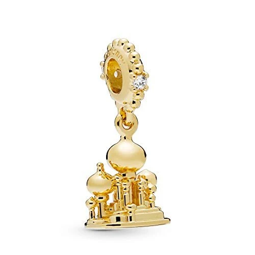 Pandora Charm Damen Disney Aladdin Agrabah Palast Gelbgold 768037CZ