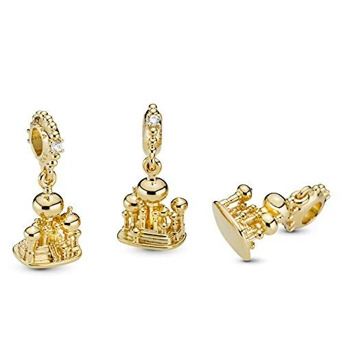 Pandora Charm Damen Disney Aladdin Agrabah Palast Gelbgold 768037CZ