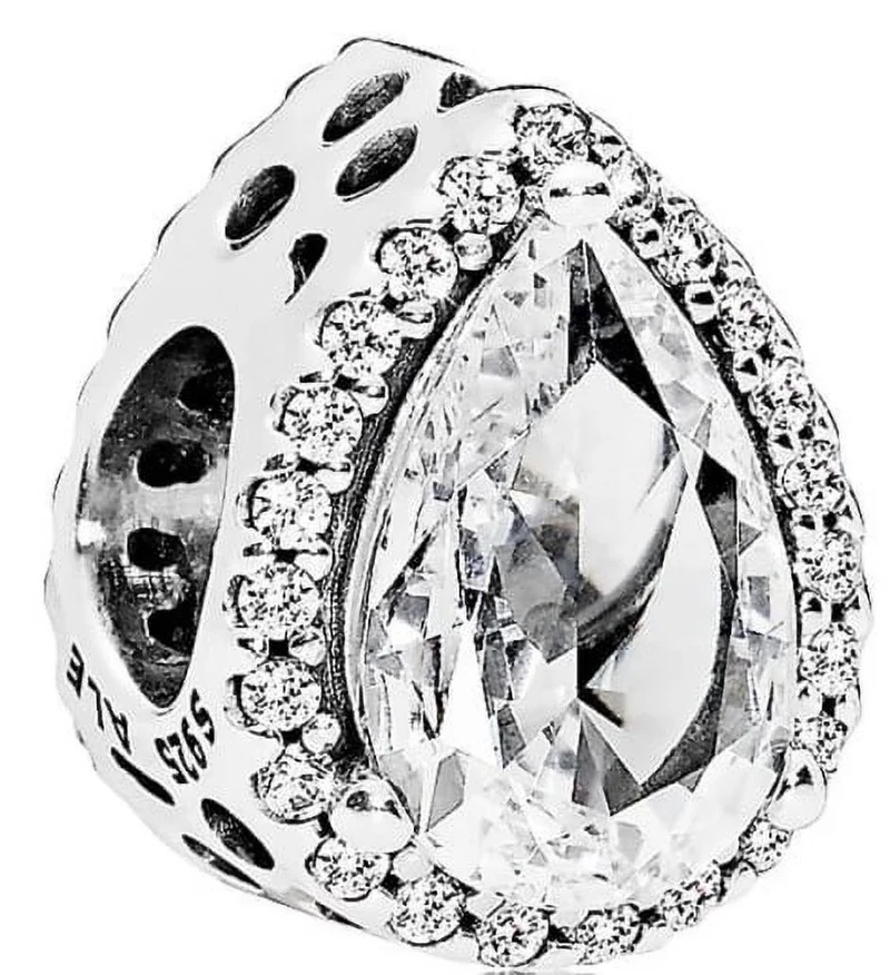 Pandora Charm Damen Strahlender Tropfen Silber 796245CZ