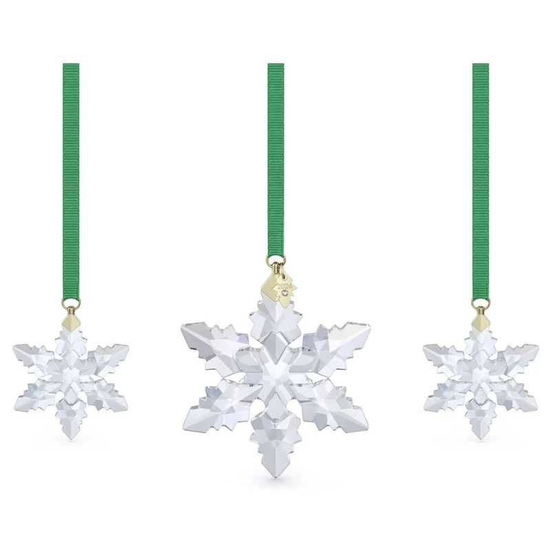 Swarovski Ornament Annual Edition Festive Set Weiß 2024 5674317