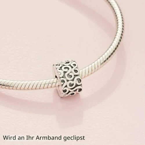 Pandora Clip Charm Damen Moments Serpentinen S-Clip Silber 790338