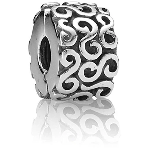 Pandora Clip Charm Damen Moments Serpentinen S-Clip Silber 790338