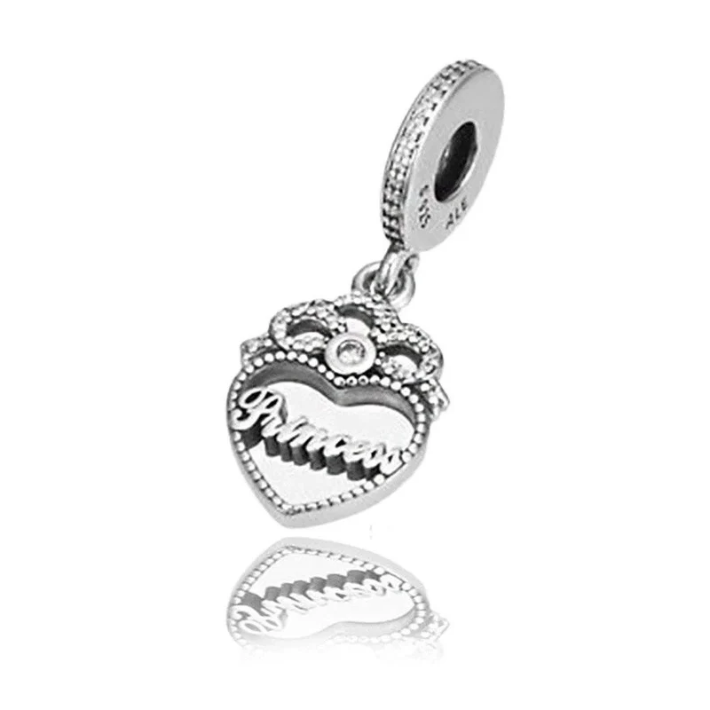 Pandora Charm Damen Prinzessinnenkronen Herz 791962CZ