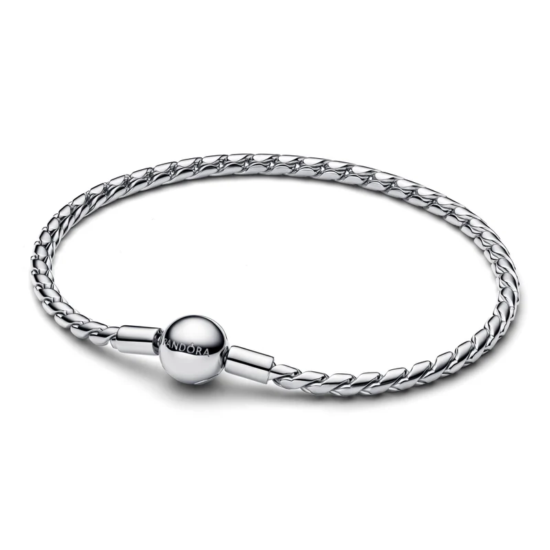 Pandora Moments Runder Verschluss Flügel-Kettenarmband 594028C00-18