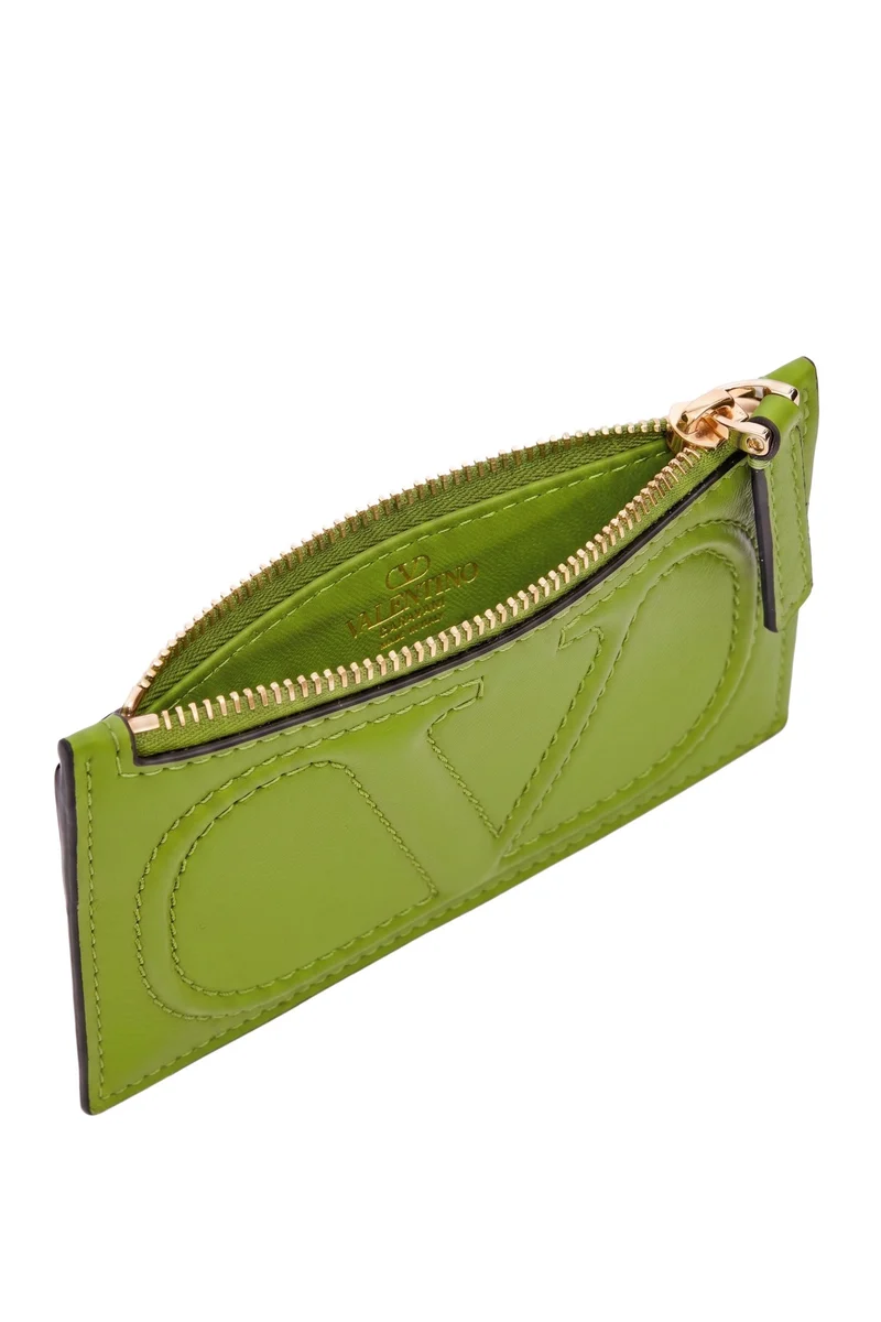 Valentino Garavani Kartenetui Unisex VLogo Card Case Grün 1W5P0S76GDQ-EW5