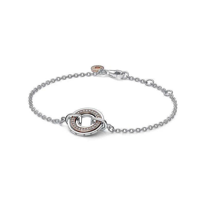 Pandora Damenarmband mit Ring Charm 16cm Silber 582741C01-16