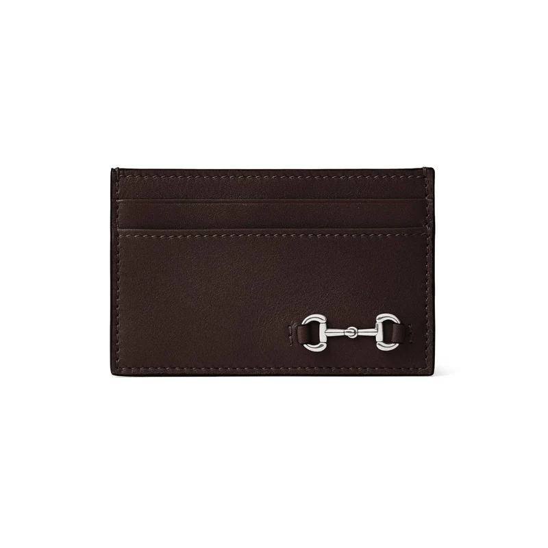 Gucci Kartenetui Herren Card Case mit Horsebit Braun 846952-AAFP1-2140