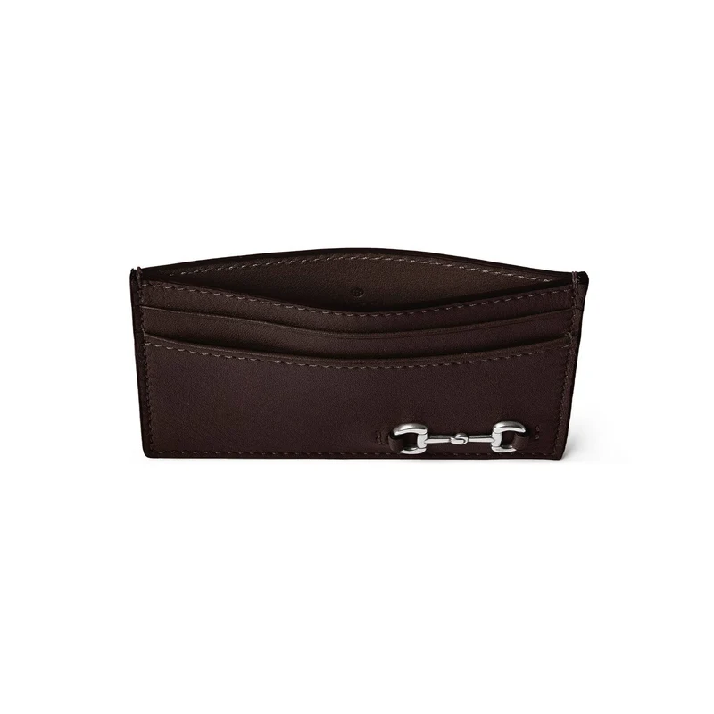 Gucci Kartenetui Herren Card Case mit Horsebit Braun 846952-AAFP1-2140