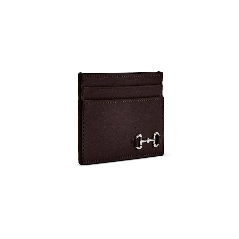 Gucci Kartenetui Herren Card Case mit Horsebit Braun 846952-AAFP1-2140