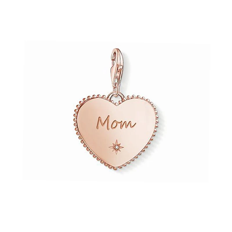Thomas Sabo Damen Charm-Anhänger Herz Mom roségold 1687-416-40