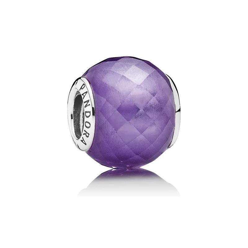 Pandora Charm Damen facettierte Amethystfarbe Silber 791499ACZ