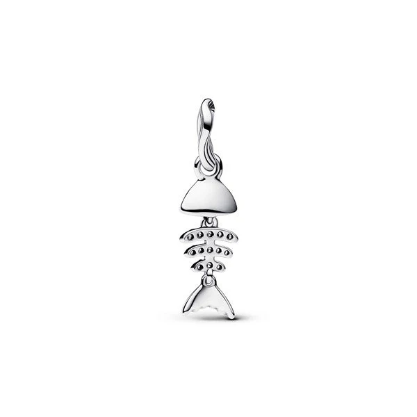 Pandora Moments Türkisfarbener Fischgräte Charm-Anhänger 793894C01