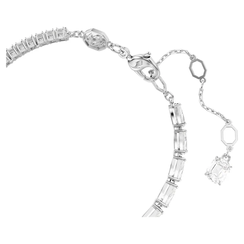 Swarovski Armband Damen Matrix Mixed Cuts Weiß/Rhodium 5693154