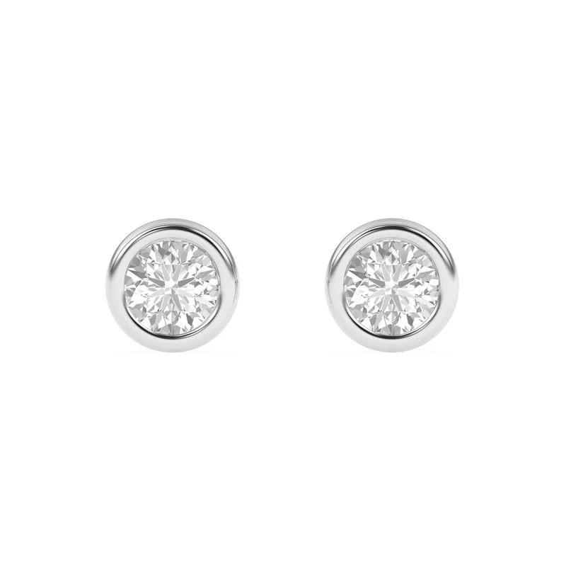 Felix Amar Ohrstecker 750er Gold 1 Karat VVS1