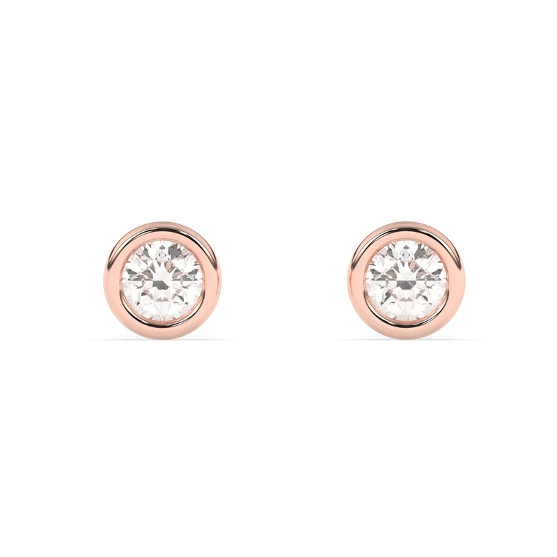 Felix Amar Ohrstecker 750er Gold 1 Karat VVS1