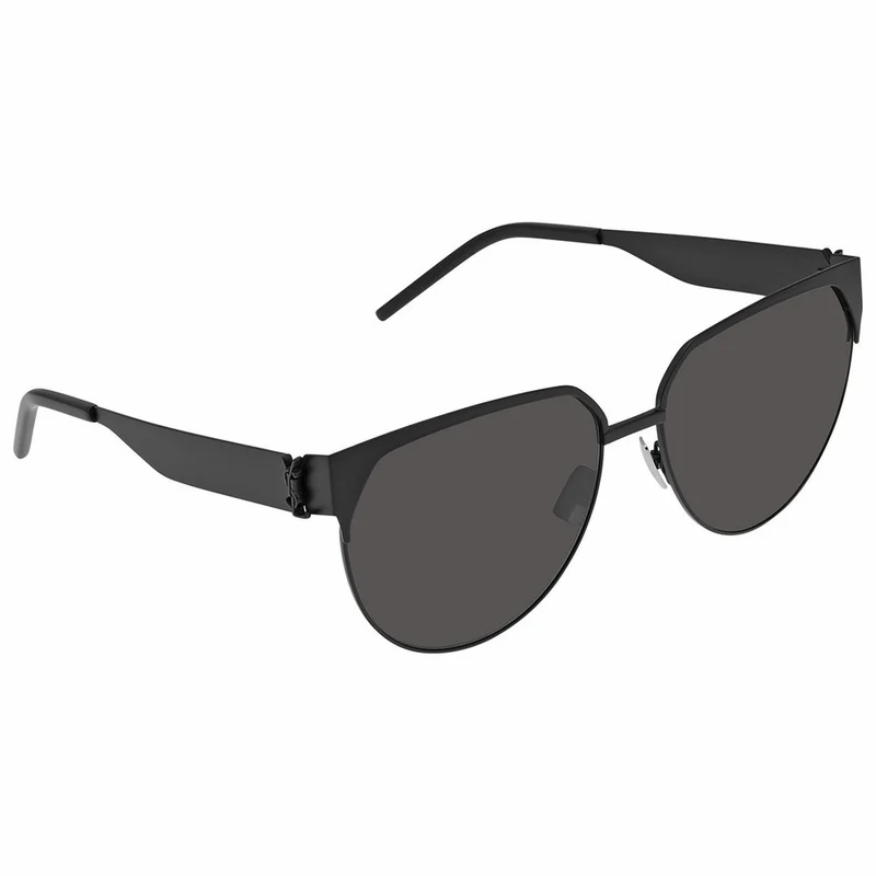 Saint Laurent Sonnenbrille Damen SL M43/F-001 Schwarz/Grau 61 001