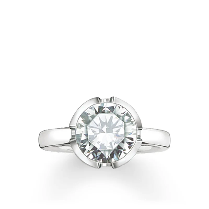 Thomas Sabo Damen Fingerring 925 Silber Silber TR2036-051-14