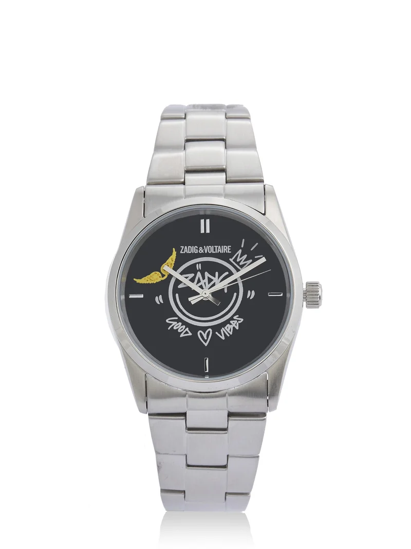 Zadig Voltaire Jormi Fusion Uhr silber