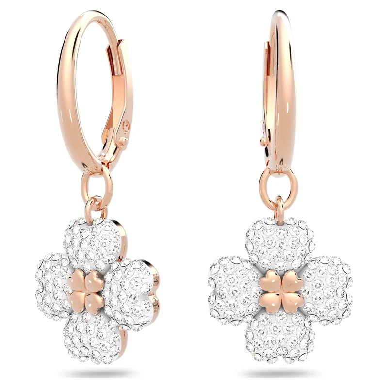 Swarovski Ohrringe Damen Latisha Roségoldfarben Weiß 5420249